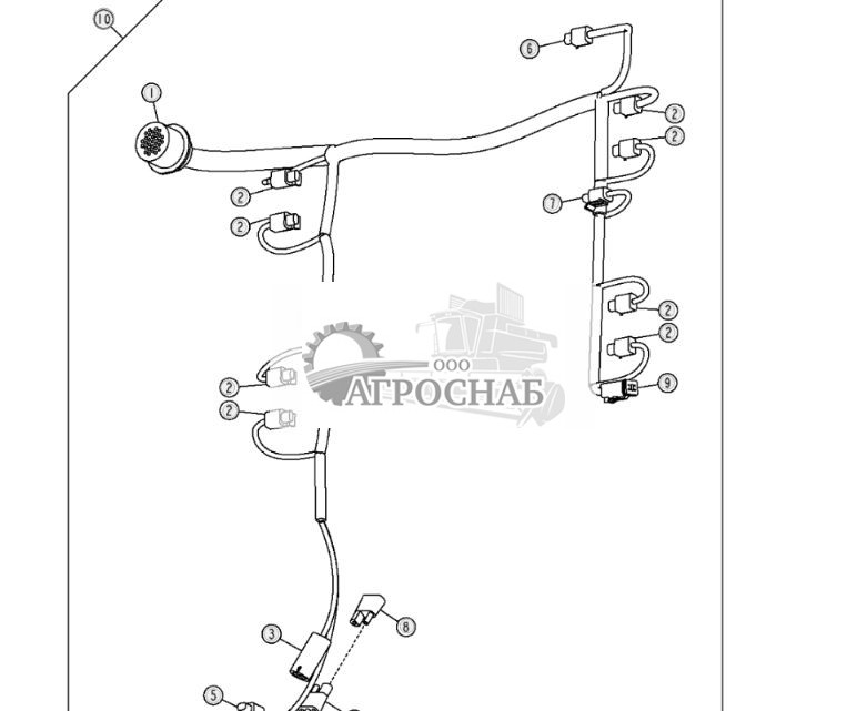 Жгут проводов и разъемы коробки передач - ST3475 407.jpg